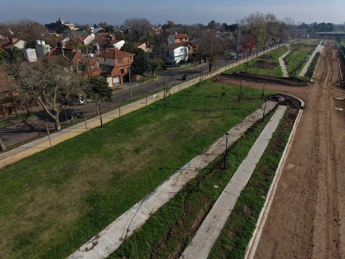 Nuevo parque en Boulogne: avances y mejoras para los vecinos