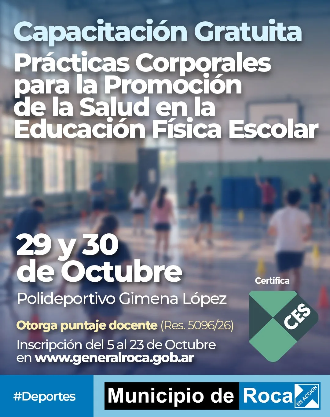 Capacitación gratuita en salud para docentes se realizará en octubre