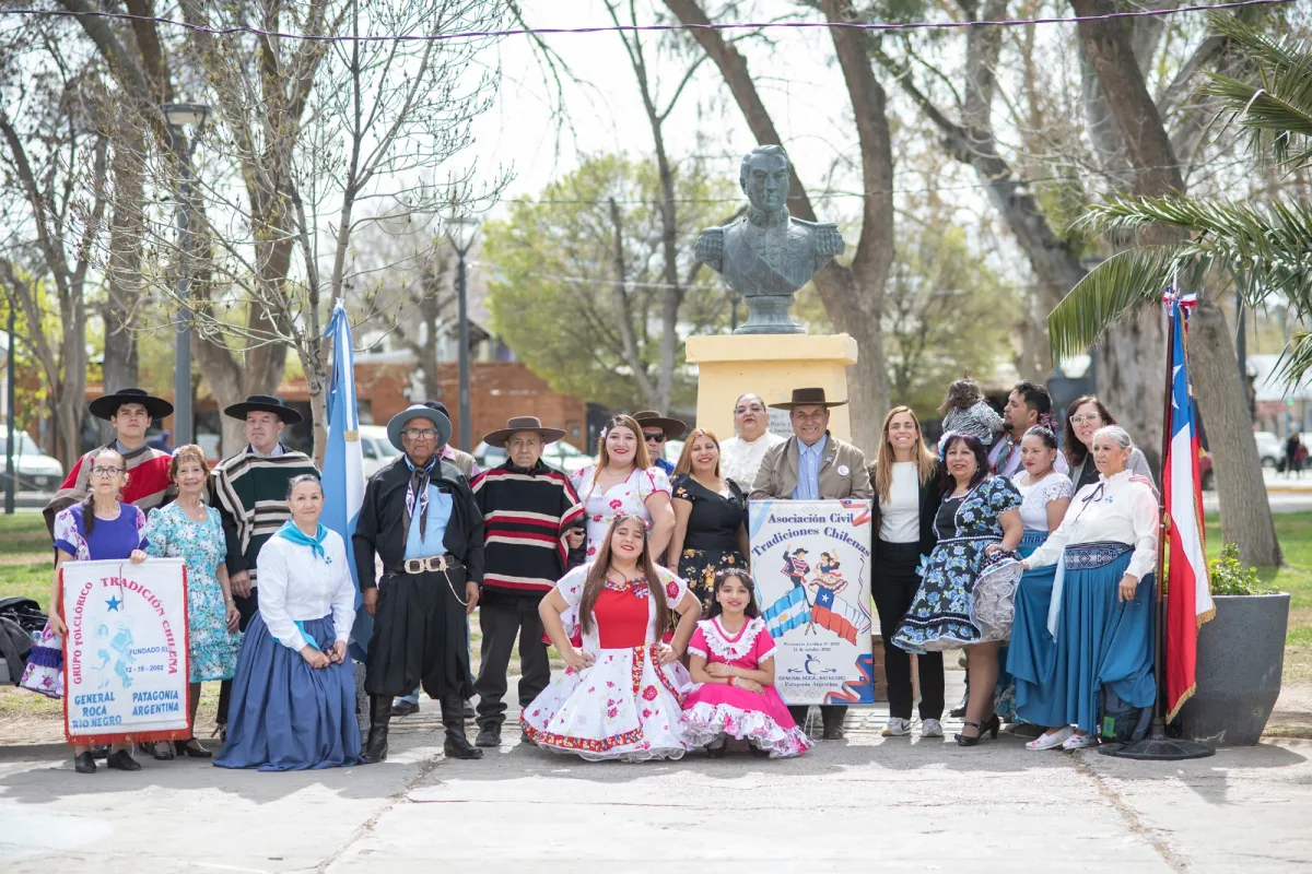 Celebración de la Independencia Chilena en Plaza San Martín