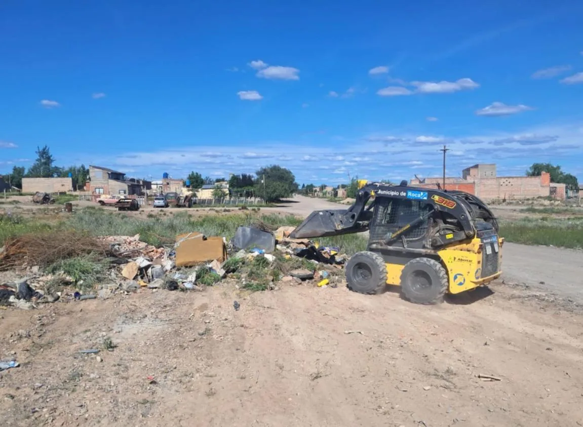 El Municipio de Roca refuerza limpieza en el acceso norte