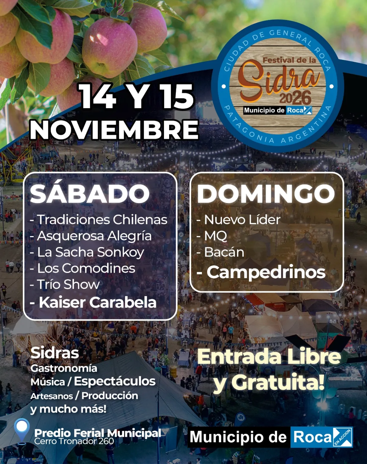 Festival de la Sidra 2026: Todo listo para el fin de semana