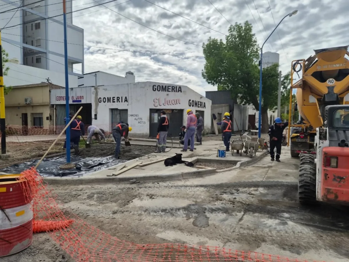 Inician obras para mejorar la circulación en calle Gral. M. M. Güemes