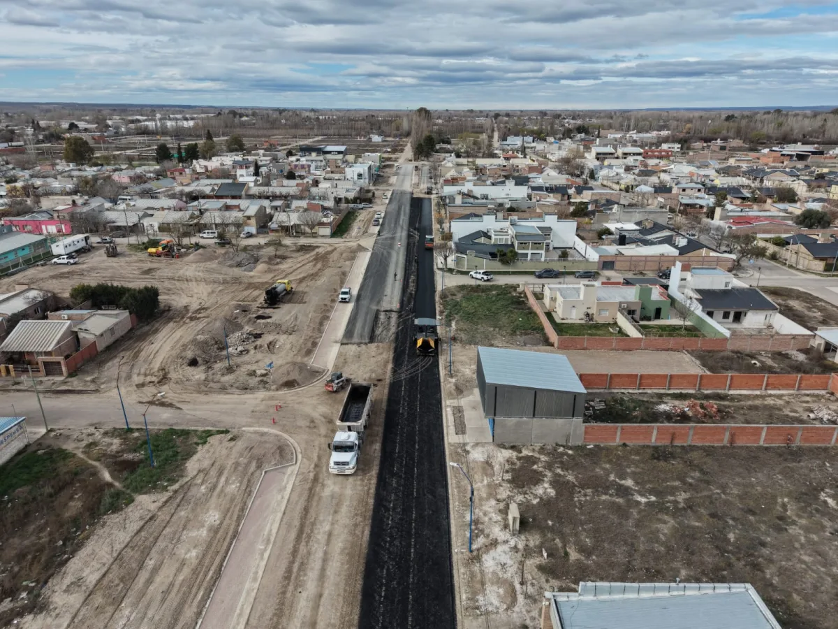 Pavimento nuevo en calle Güemes mejora conectividad en la ciudad