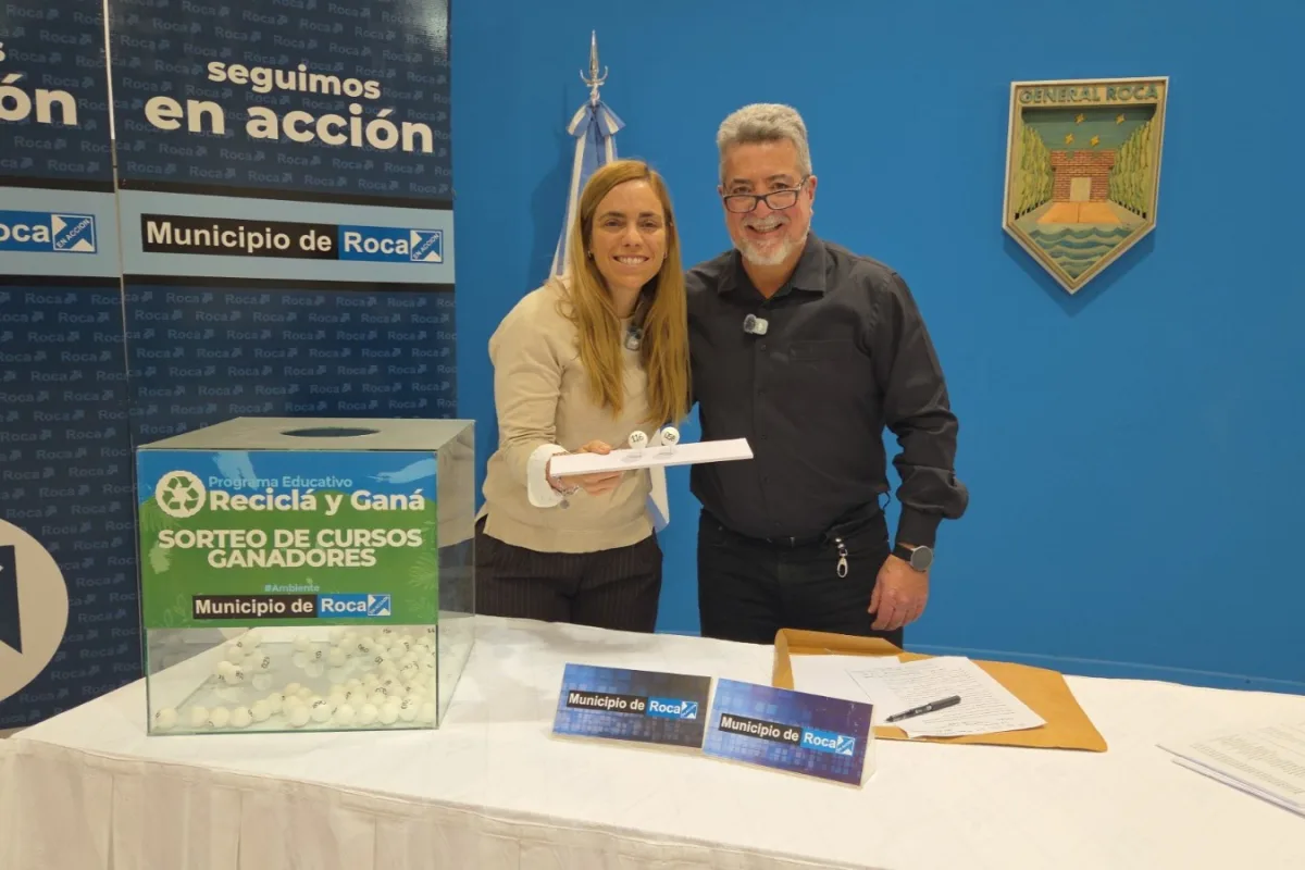 Premios del Programa 'Reciclá y Ganá' para escuelas de Roca