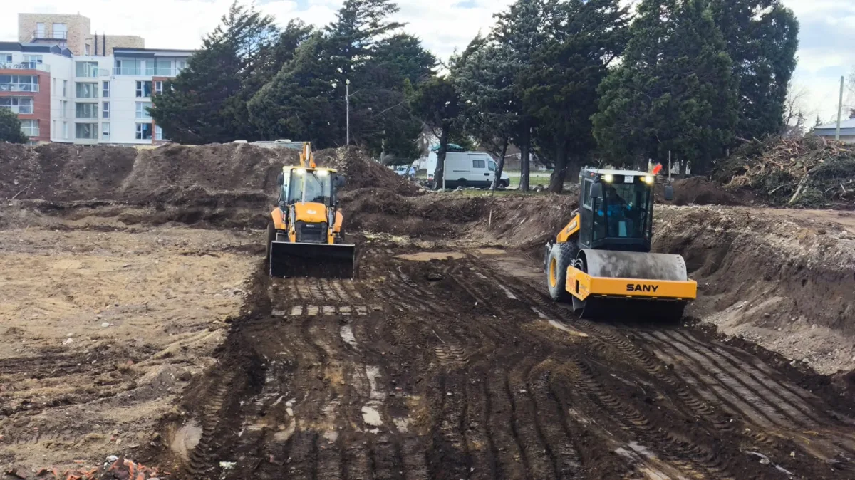 Avanza la construcción del Natatorio Municipal en Bariloche