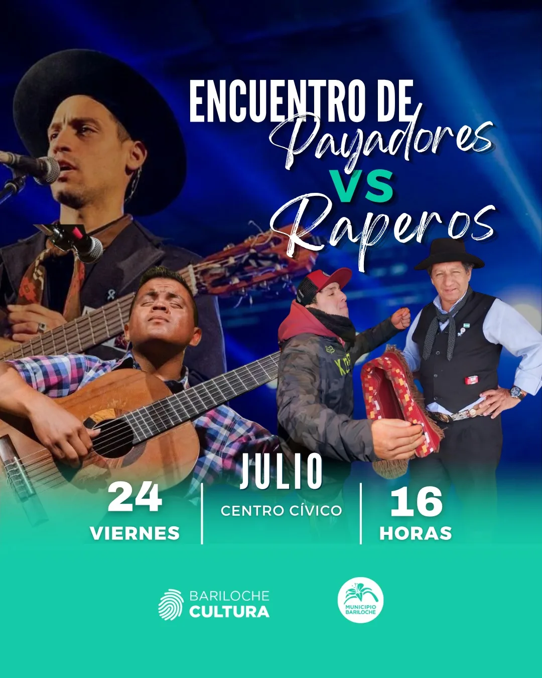 Bariloche acoge un evento cultural entre payadores y raperos