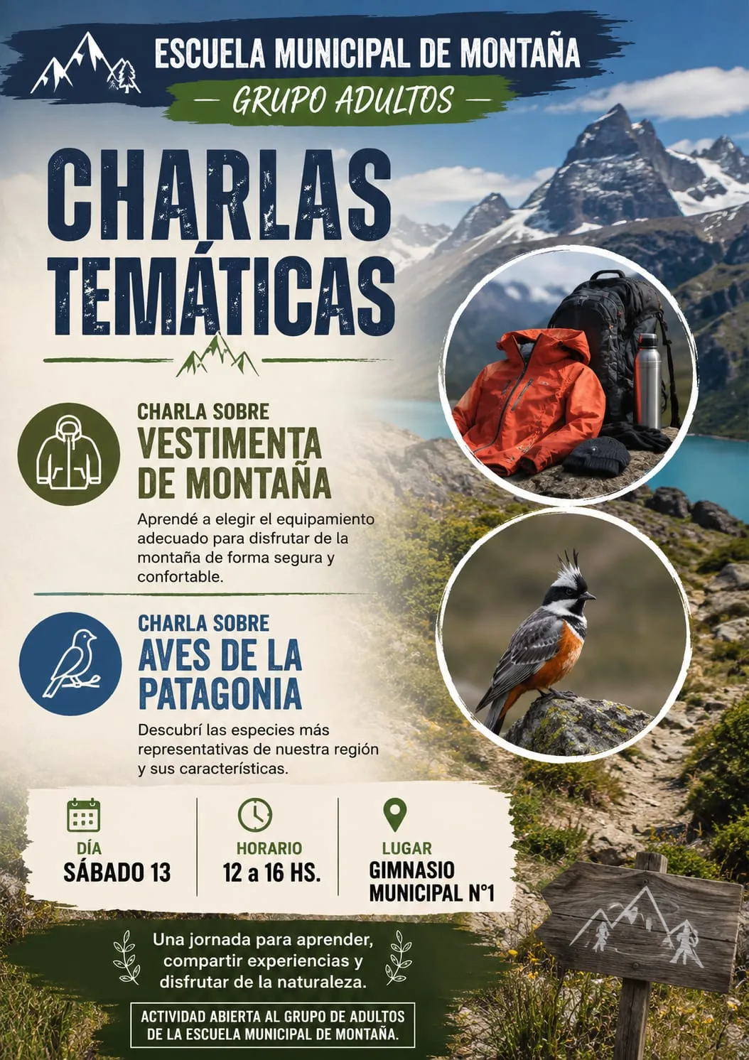 Charlas sobre naturaleza en la Escuela Municipal de Montaña