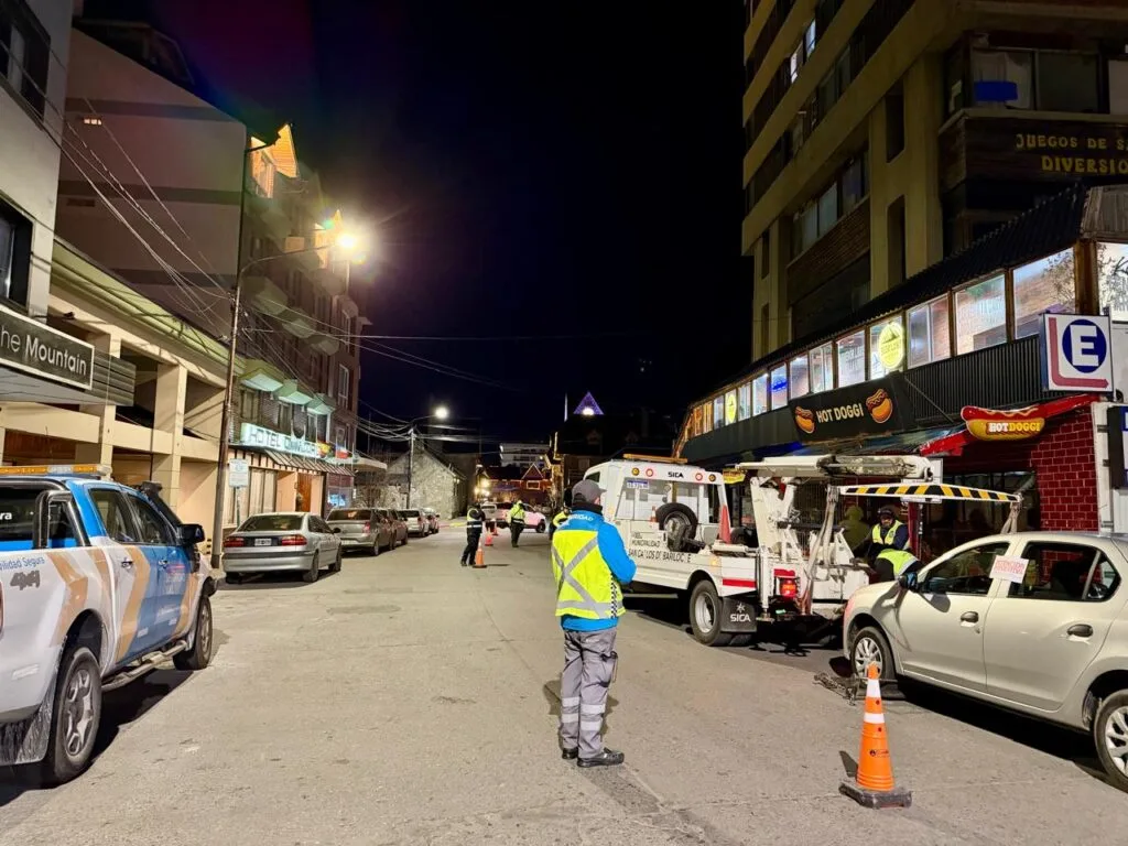 Controles de alcoholemia: 20 vehículos retenidos en Bariloche