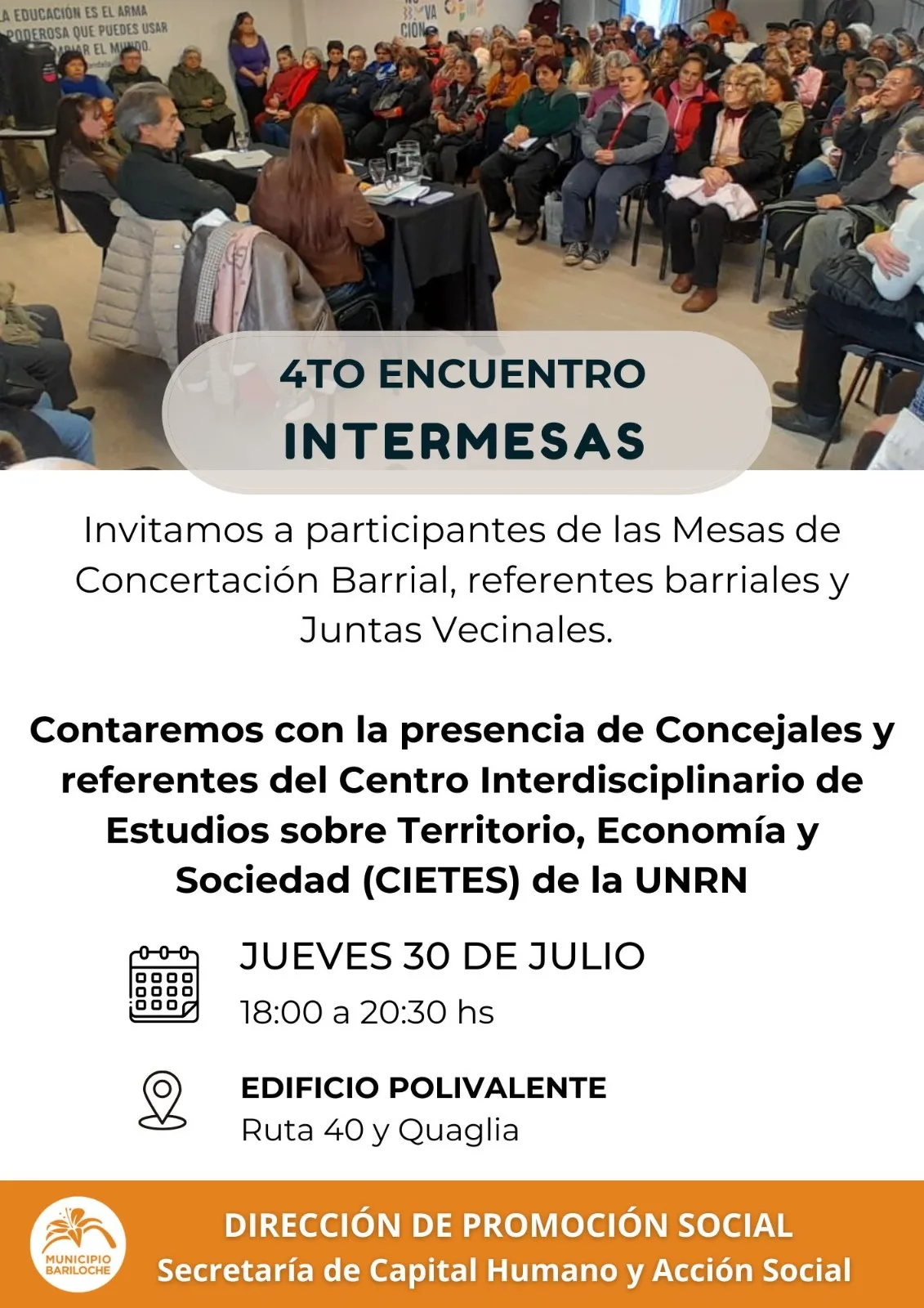 Debatirán la reforma de la Carta Orgánica Municipal en Bariloche