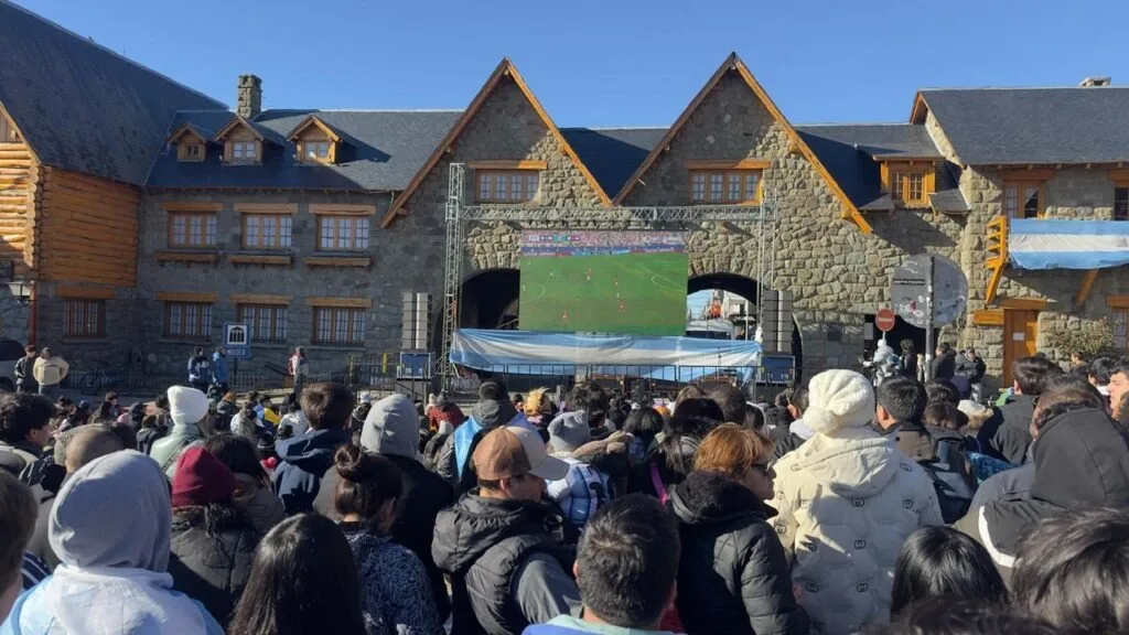 Medidas de seguridad para el partido Argentina-Inglaterra en Bariloche