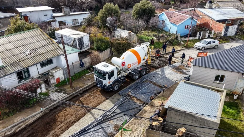 Renovación de calle Don Bosco mejora la transitabilidad en Bariloche