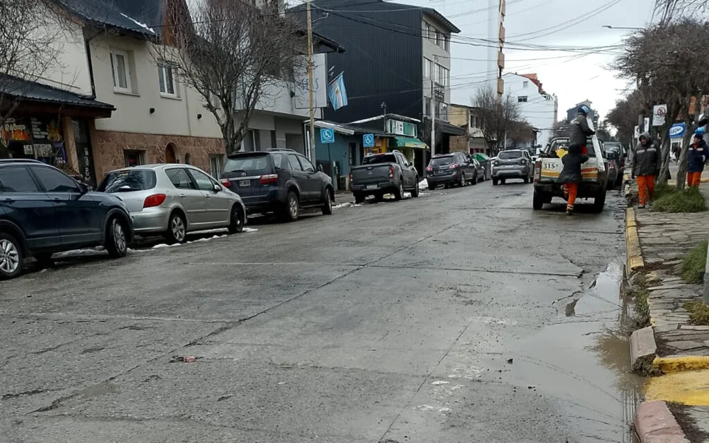 Restablecen el tránsito en Vice Almirante O’Connor tras reparaciones