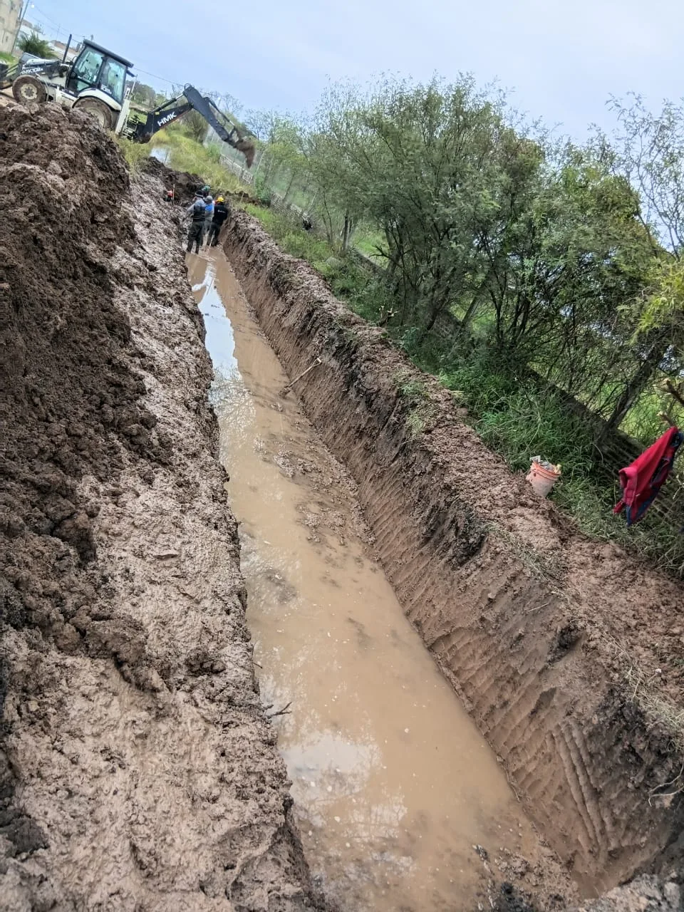 El municipio avanza con un sistema de canalización en la zona sur de la ciudad