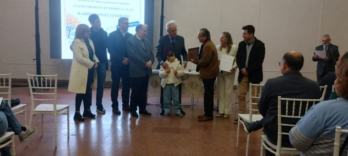 Las calles del barrio Manuel Guerrero reciben nombres propios