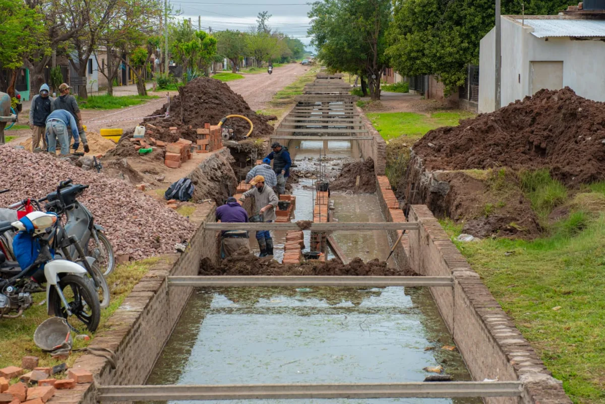 Mejoras en el sistema de desagües de Sáenz Peña para prevenir inundaciones
