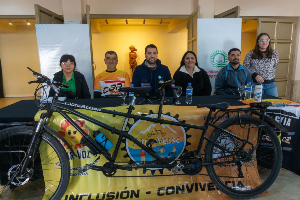 Sáenz Peña será sede de una jornada de ciclismo inclusivo junto al grupo "Atreverse"