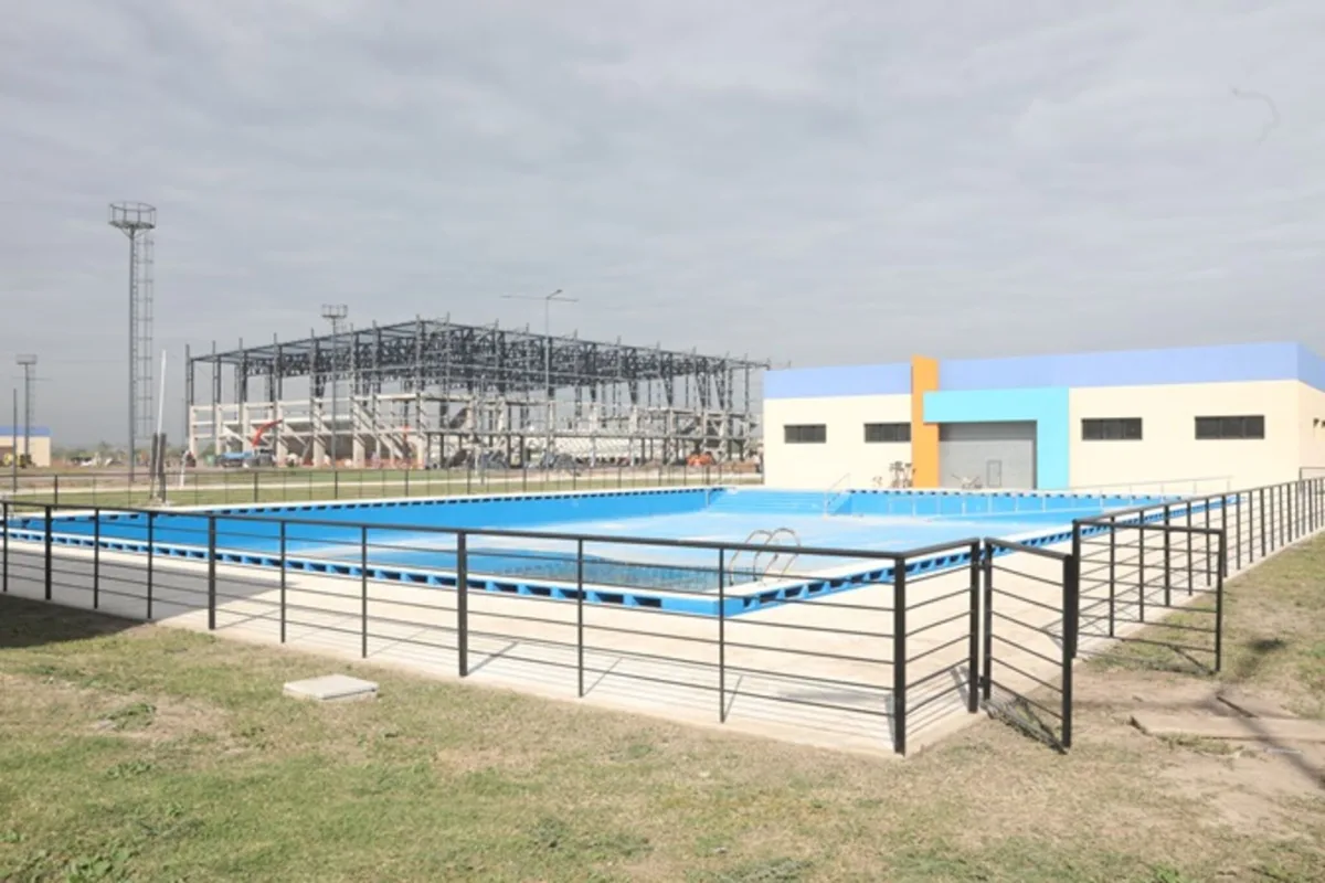 Avances en el Polideportivo Lionel Messi para la comunidad