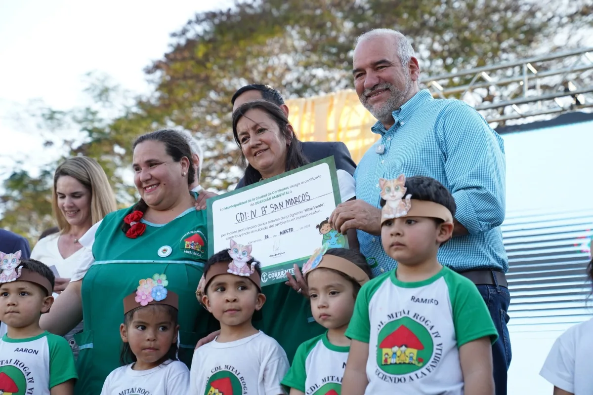 700 niños de Corrientes se comprometieron con el cuidado del ambiente