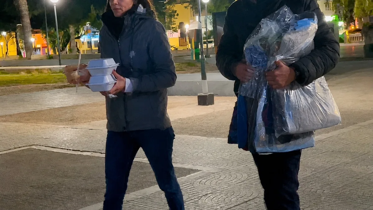 Asistencia alimentaria y sanitaria para personas en situación de calle