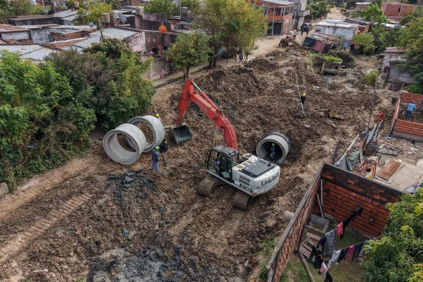 Avances en obras de infraestructura y espacios públicos en Corrientes