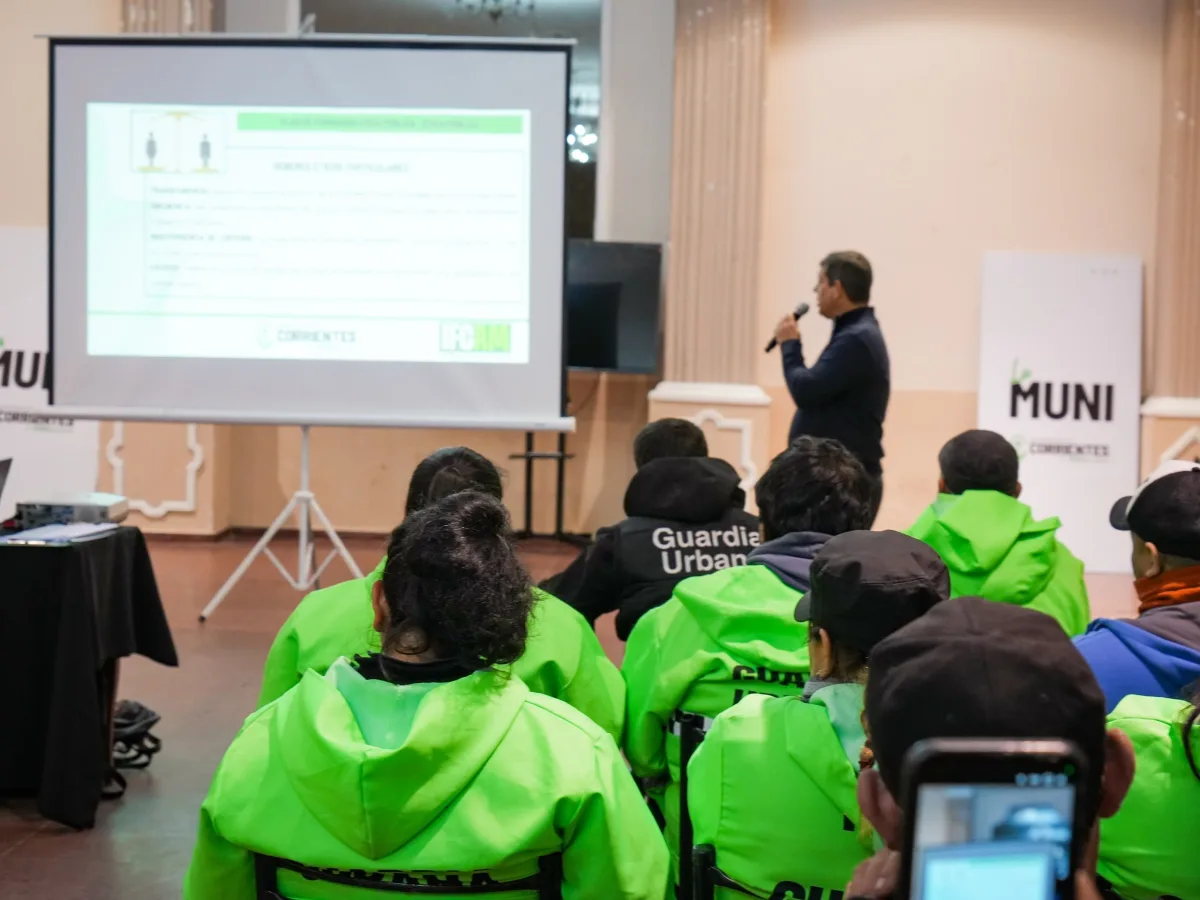 Capacitación integral para la Guardia Urbana de Corrientes