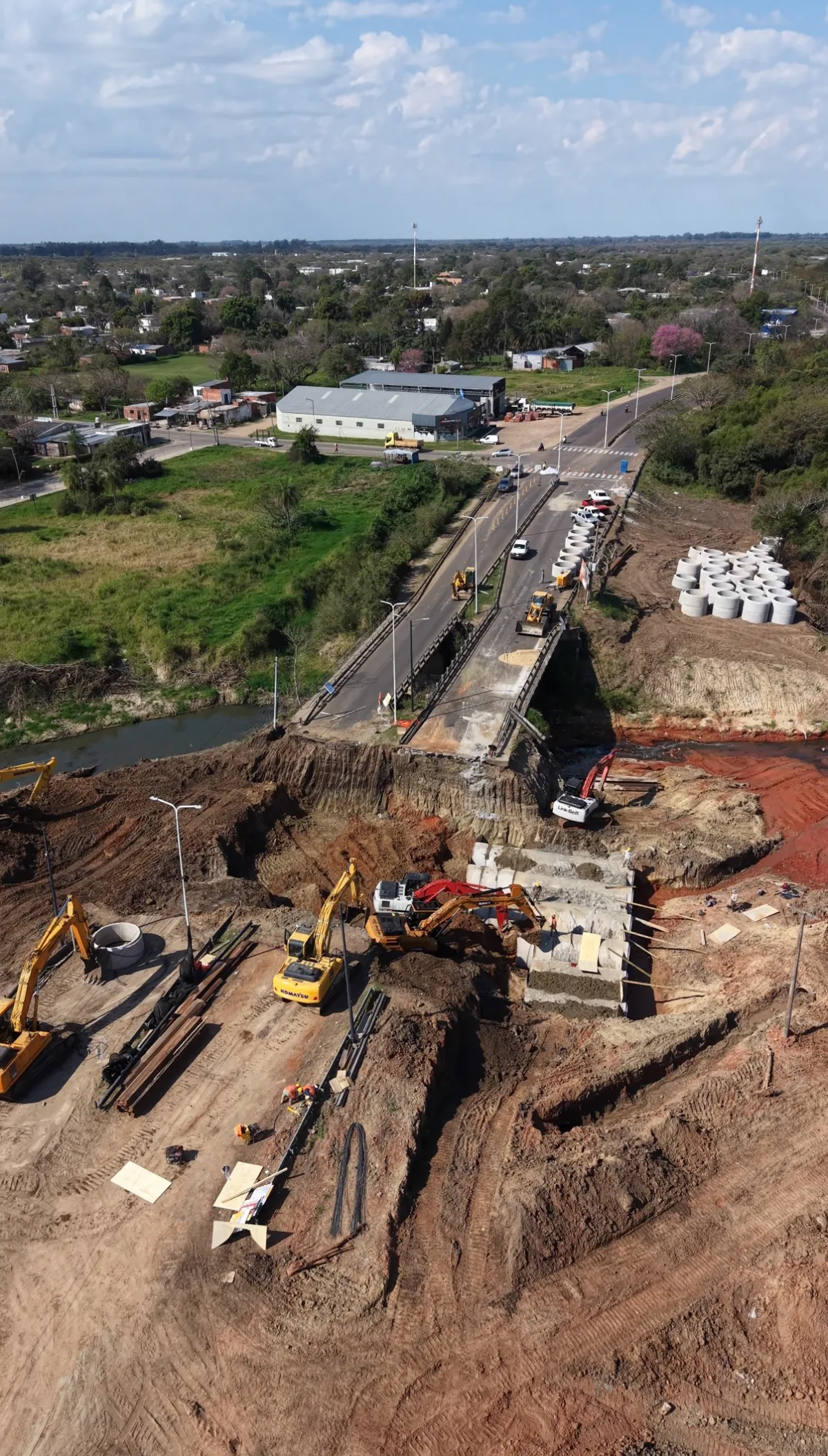 Desvíos en avenida Maipú por obras en arroyo Pirayuí