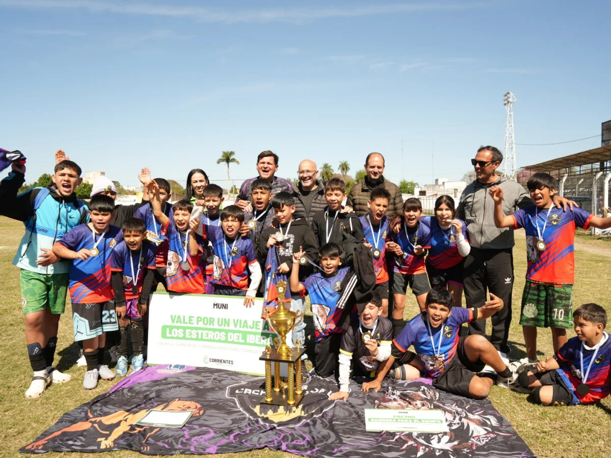 Los Cachorros se consagraron campeones en 'El Mundialito' de Corrientes