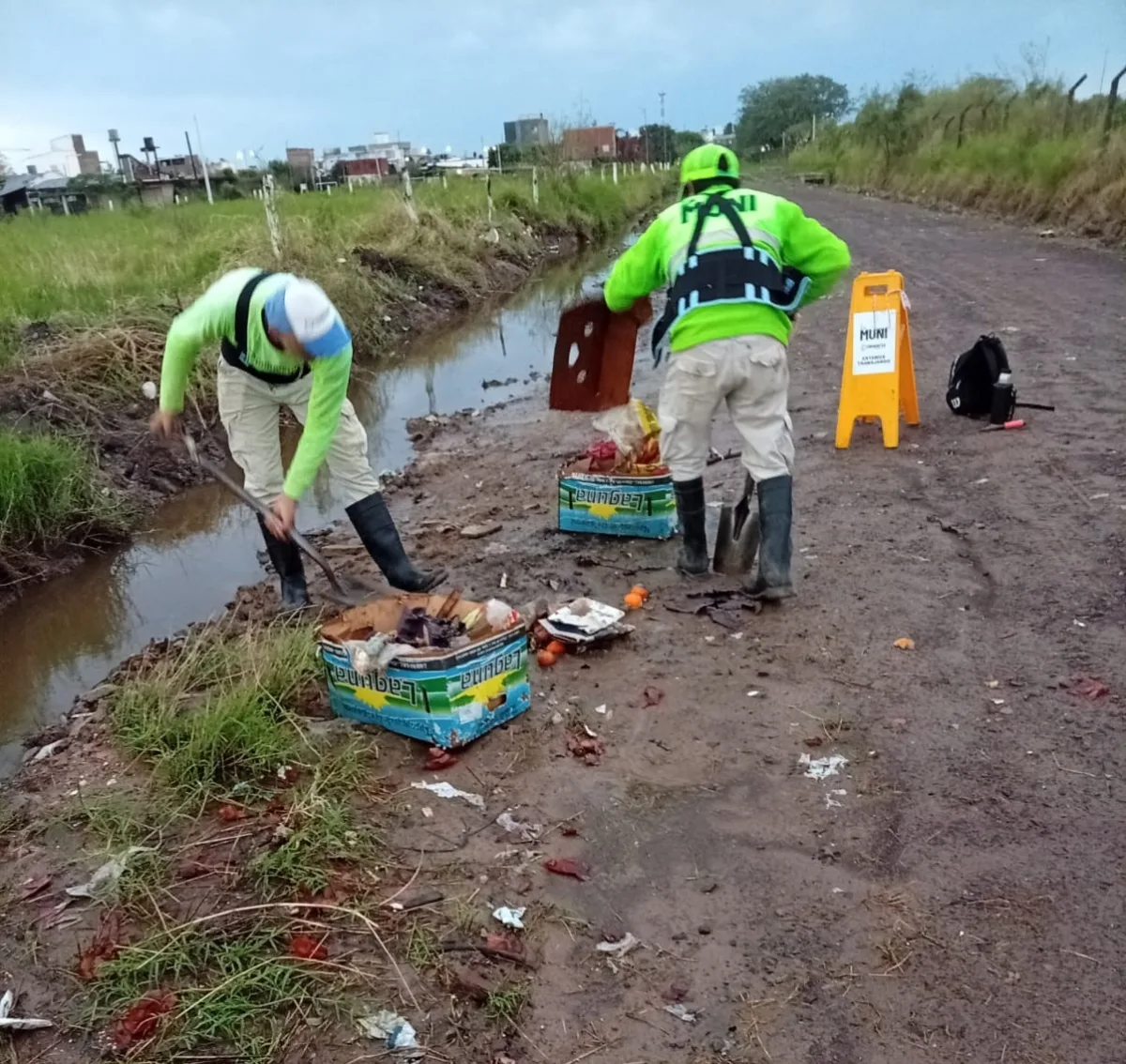 Operativo municipal normalizó Corrientes tras el temporal de lluvia