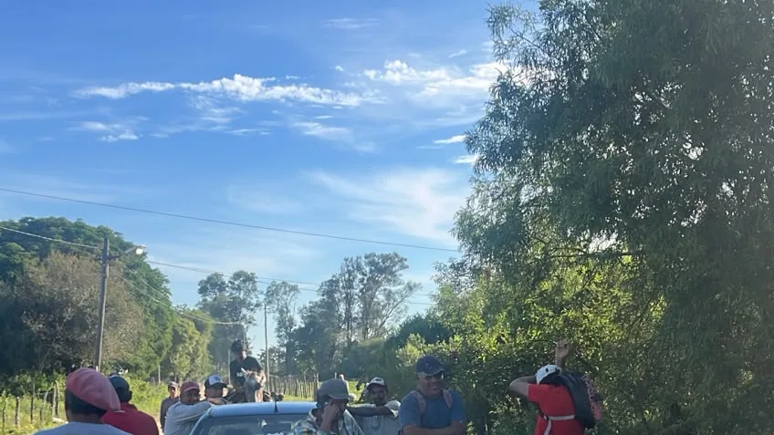 Asistencia alimentaria para familias de ladrilleros en Goya