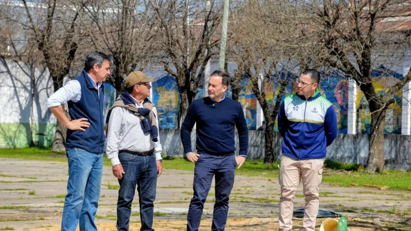 Avanza la construcción de la pileta semiolímpica en Goya