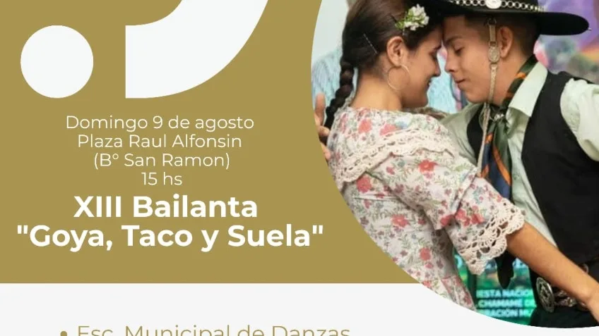 Bailanta en Goya: Música y Cultura en San Ramón este 9 de agosto
