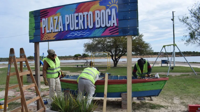 Celebración del Día del Niño en la plaza del Puerto Boca