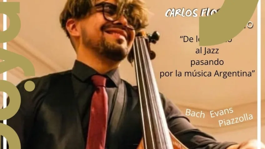 Concierto de contrabajo y piano en Goya este domingo