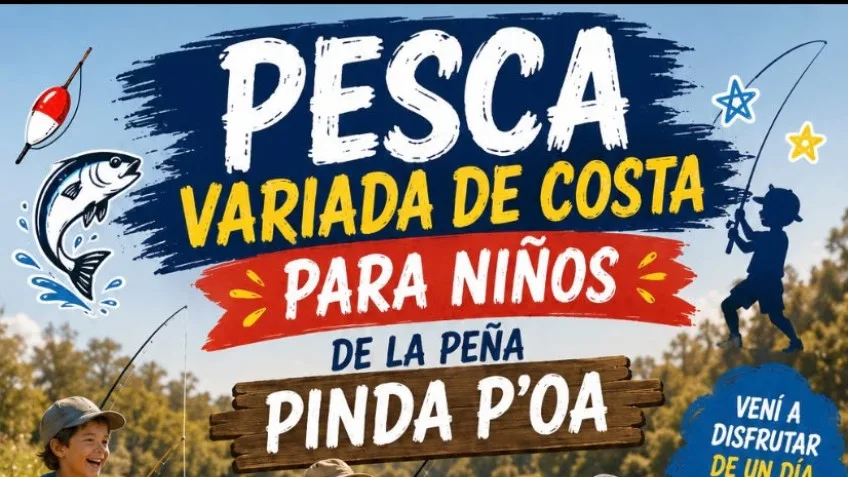 Concurso de pesca y sorteos para el mes del niño en Goya