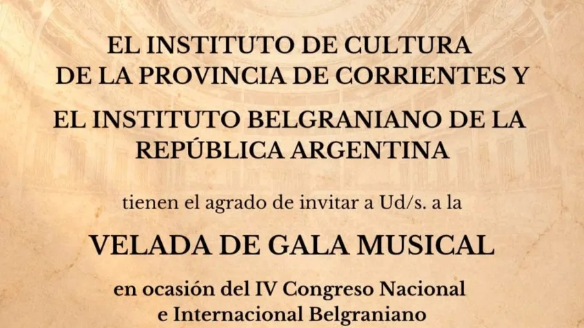 Congreso Belgraniano en Corrientes: Actividades y conferencias