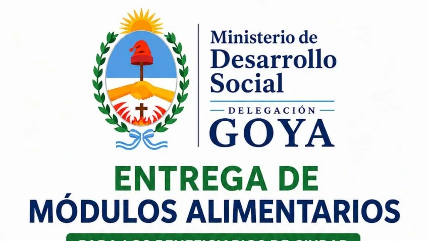 Entregas de módulos alimentarios en Goya desde el 18 de agosto