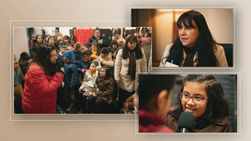 Estudiantes de Goya presentan audiolibros en Feria del Libro 2026