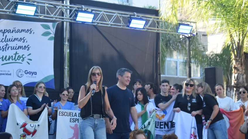 Festival por la inclusión en la plaza Mitre de Goya
