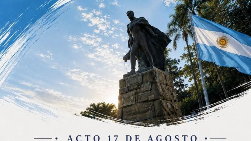 Goya conmemora al General San Martín con actos en la plaza