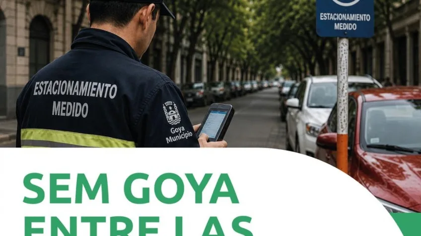 Goya se destaca en estacionamiento medido a nivel nacional