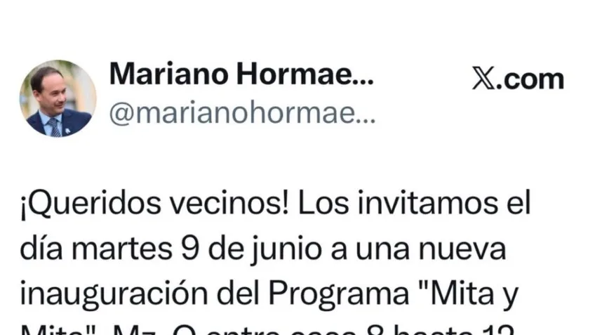 Inauguran un nuevo espacio del Programa 'Mita y Mita' en Goya