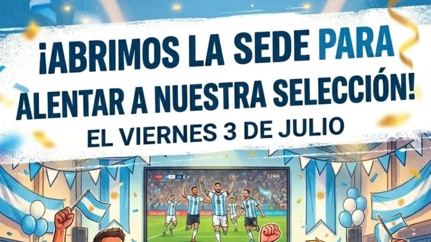 JUBIPEN invita a alentar a la Selección Argentina este viernes