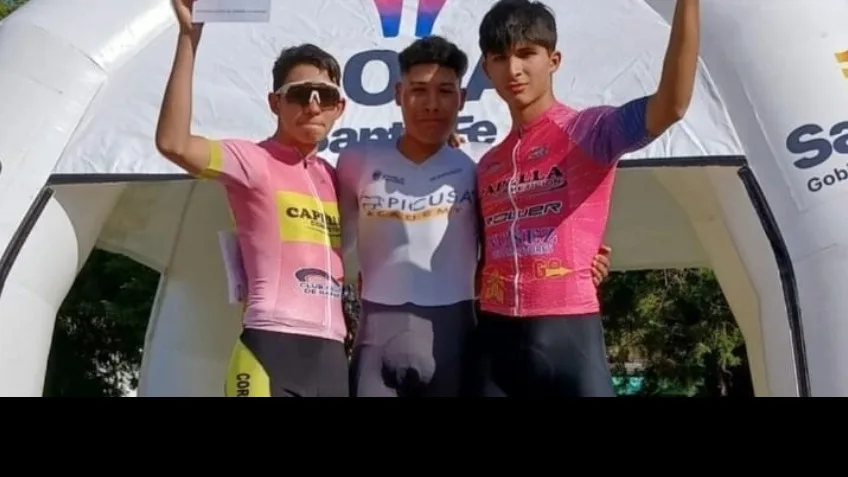 Nicolás Almada se destacó en la Copa Santa Fe de Ciclismo