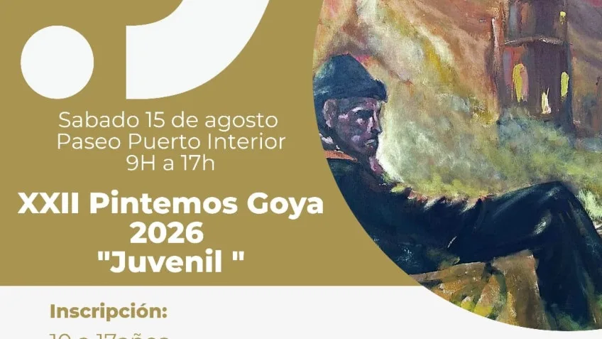 Nueva sede para el concurso 'Pintemos Goya' en el Paseo Puerto Interior