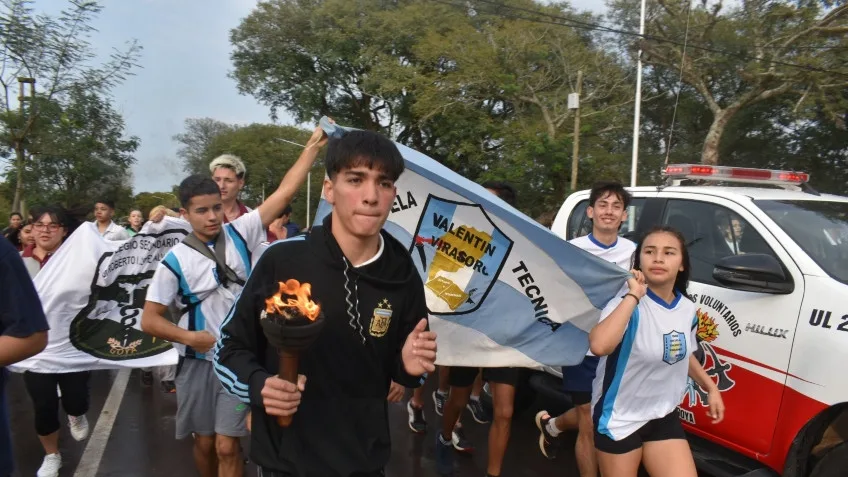 Operativo de seguridad vial para la Estudiantina 2026 en Goya