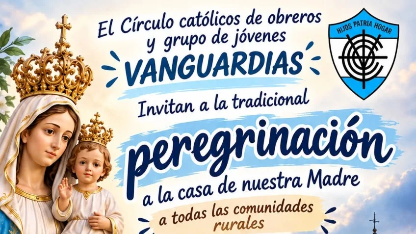 Peregrinación a la Catedral por el Día de Nuestra Señora del Rosario