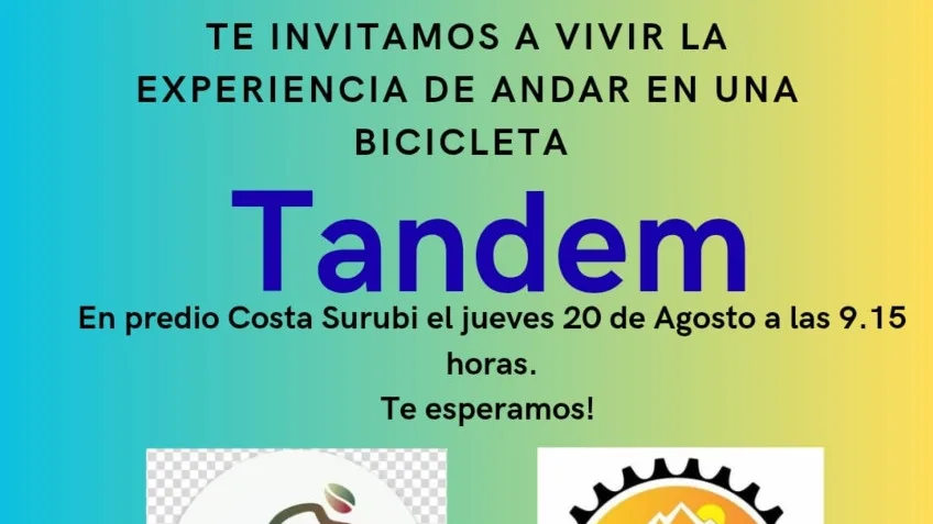Presentan bicicleta Tándem para promover la inclusión en Goya