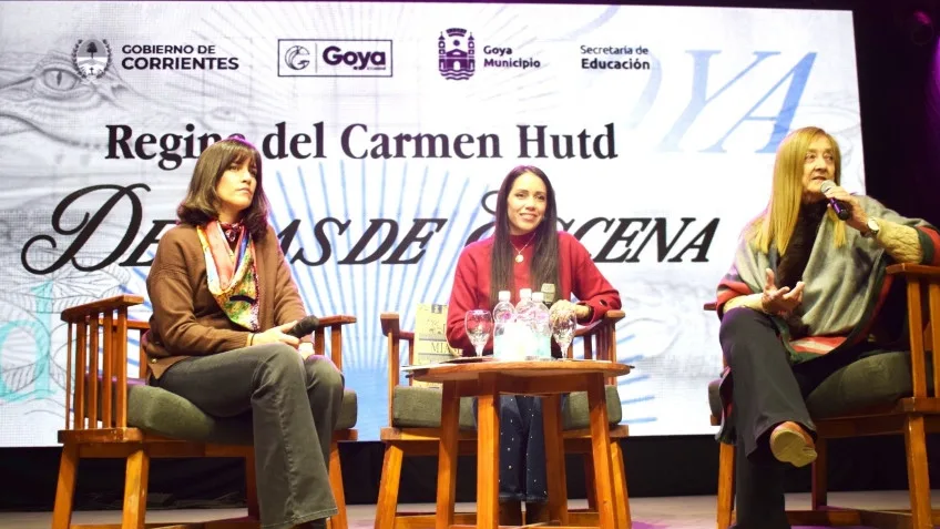 Regina del Carmen Hutd presentó su libro en la Feria del Libro de Goya
