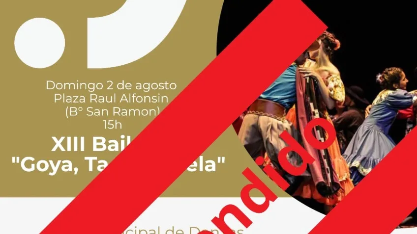 Suspendieron la XIII Edición de Goya, Taco y Suela por lluvia