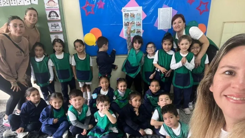 Taller de aprendizaje en el Jardín de Infantes 'Panambi'